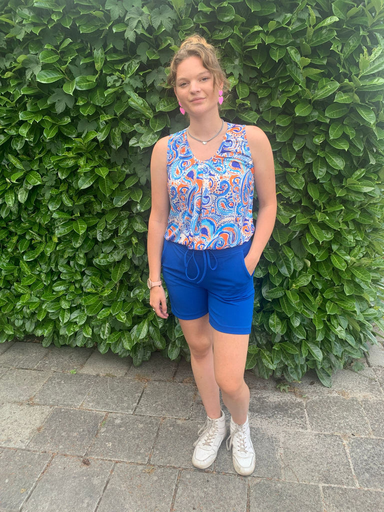 Iz naiz korte broek blauw