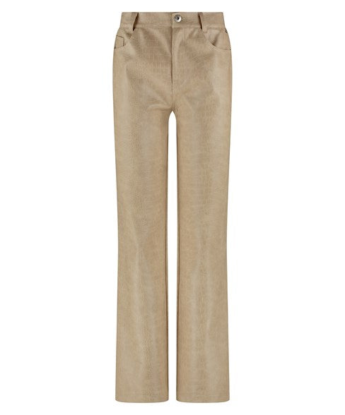 Tramontana broek croco oat latte