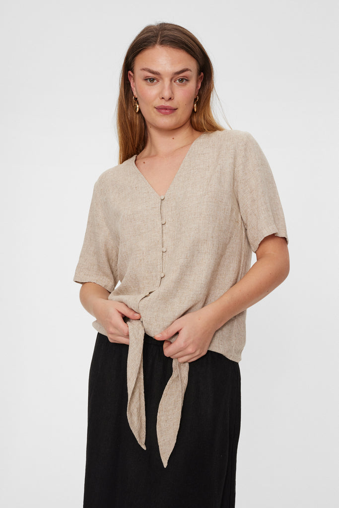 Freequent blouse lava beige