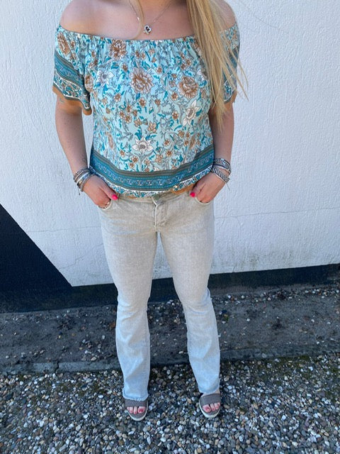 DNM pure flared jeans flynn olive