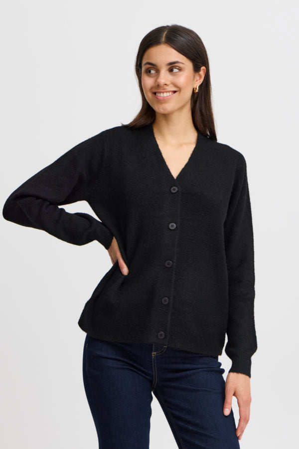 Fransa cardigan ellis zwart