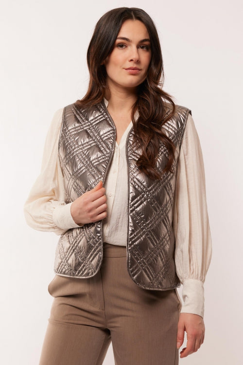 C&S the label gilet chantay brons