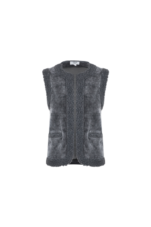 C&S the label gilet doreen grijs