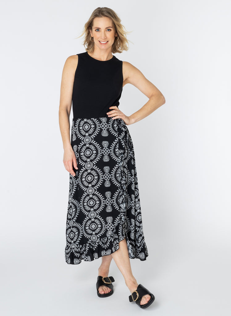 ES&SY Mary rok zwart/wit