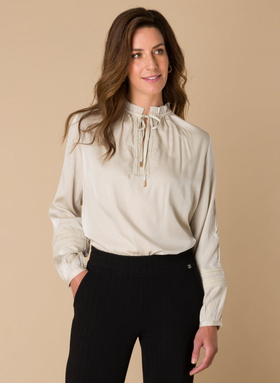 Ivy beau blouse eliza beige