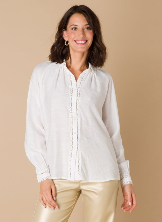 Ivy beau blouse fiorella off white