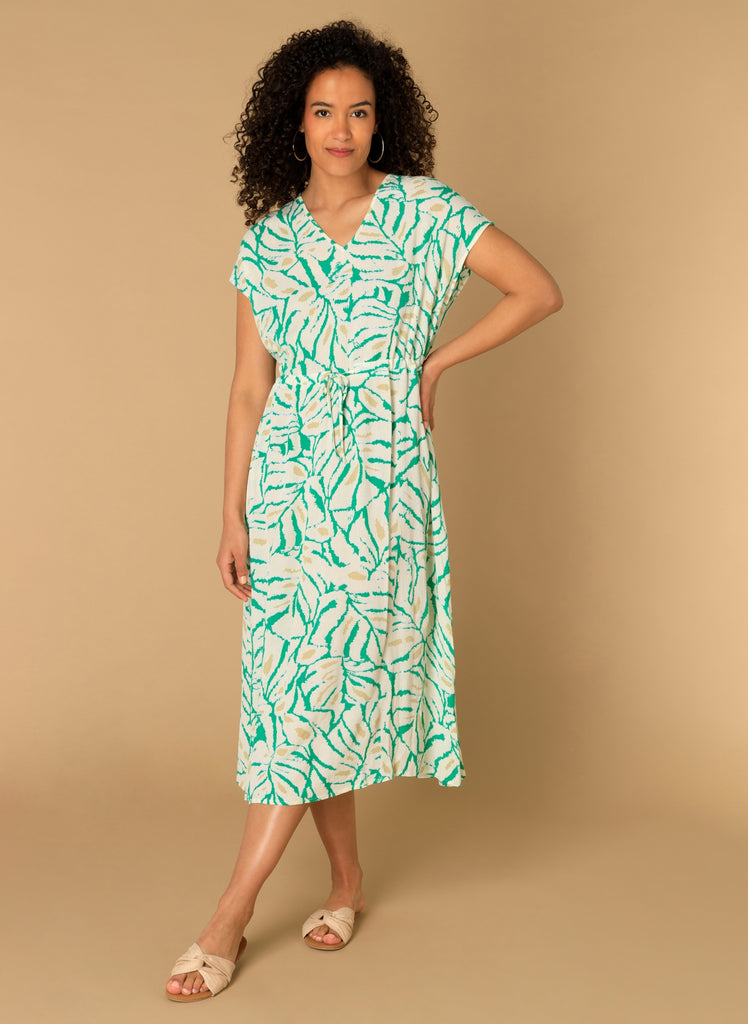 Ivy Beau jurk marly off white / multie
