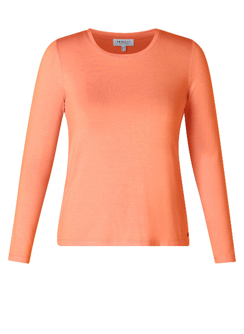 dames top oranje ivy beau