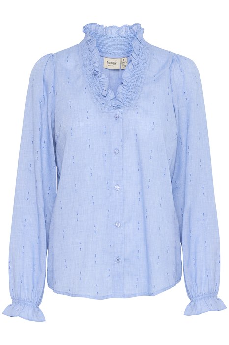 Fransa blouse popla SH 1 blauw