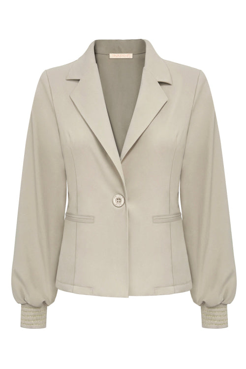 Triple nine blazer short beige