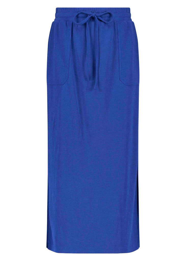 Tramontana rok modal pique blauw