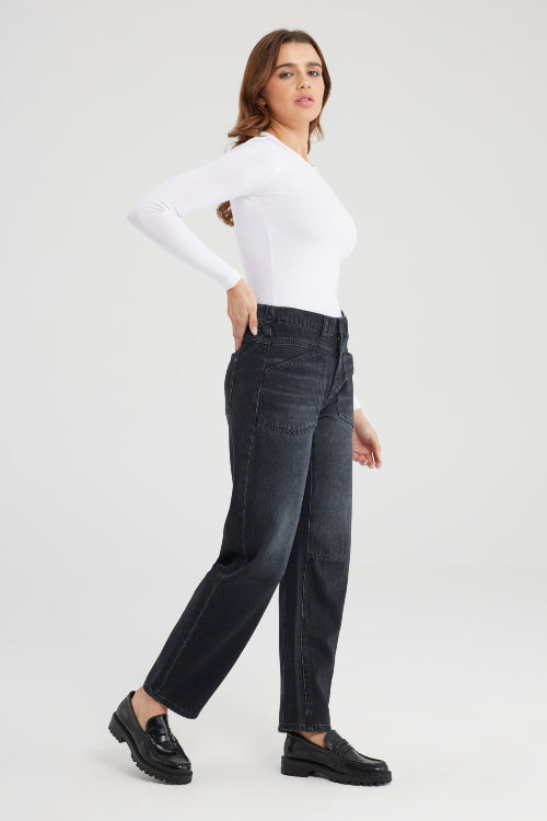 COJ denim spijkerbroek selena zwart