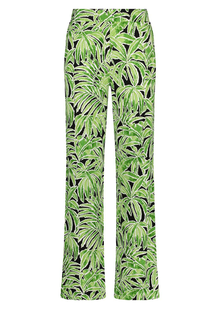 Tramontana broek jungle oasis print groen