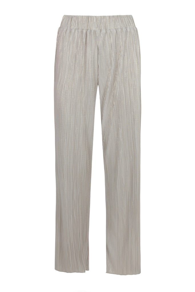 Elvira broek noesha rib beige glitter