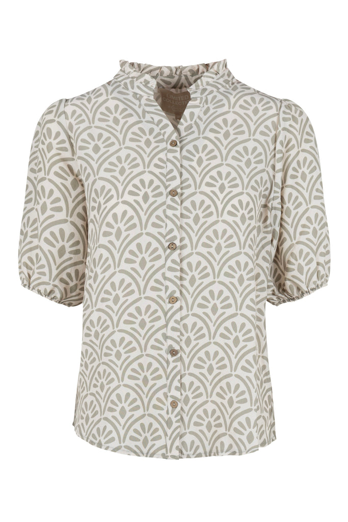 Elvira blouse manou print beige