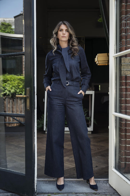 Elvira blouse dana dark blue
