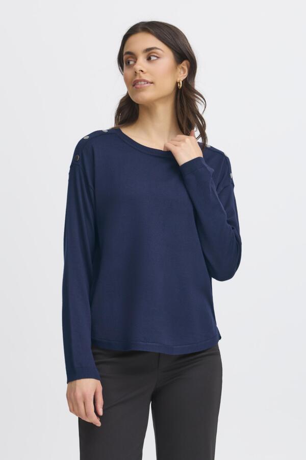 Fransa trui zubasic donkerblauw