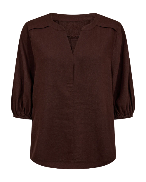 Freequent-blouse-lava-coffe-bean