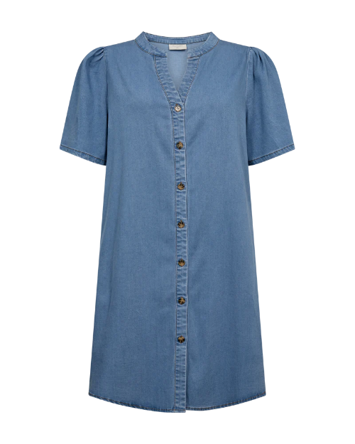 Freequent-jurk-solda-light-blue-denim