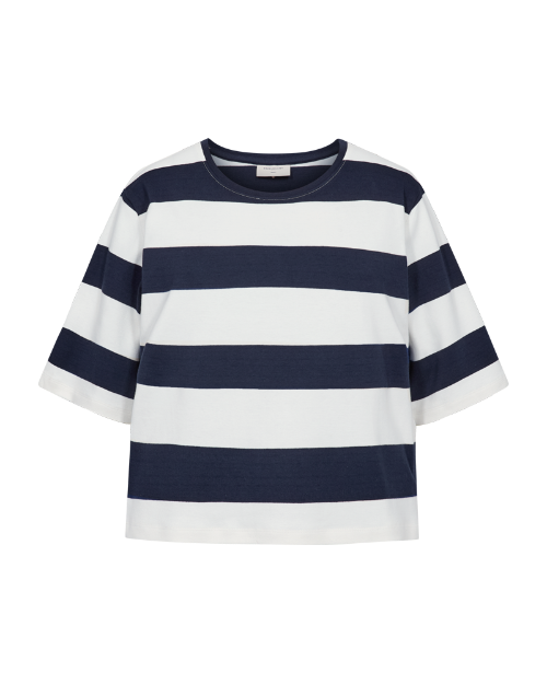 Freequent-t-shirt-famila-blauw