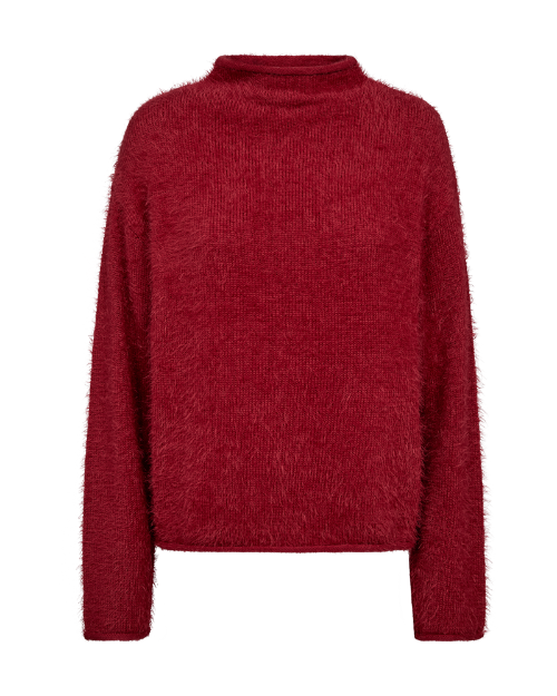 basic coltrui dames freequent trui rood