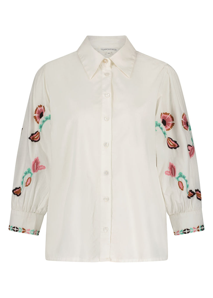 Tramontana blouse flower off-white