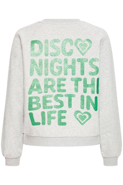 ICHI-Sweater-grey-mlg-glitter-green