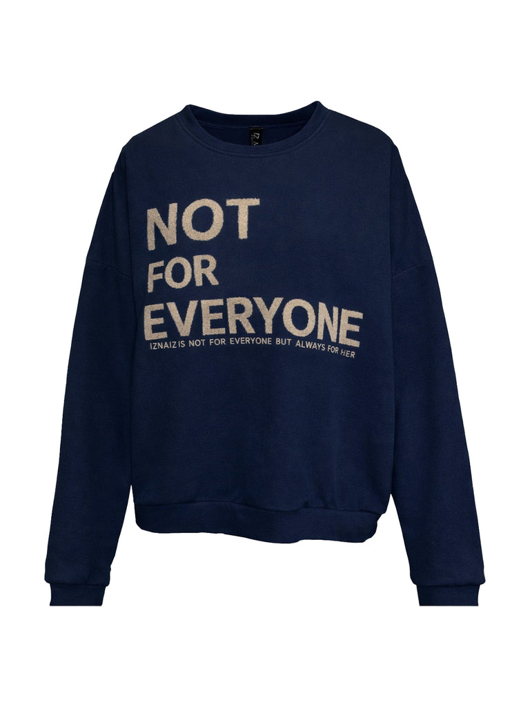 IZ NAIZ sweater donker blauw