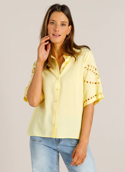 Ivy-beau-vie-wax-yellow-blouse