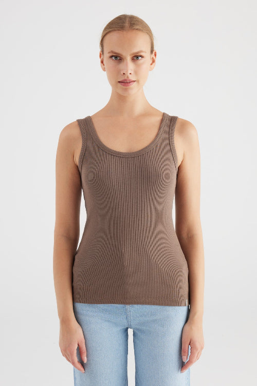 Olivia-hempje-taupe-coj-denim