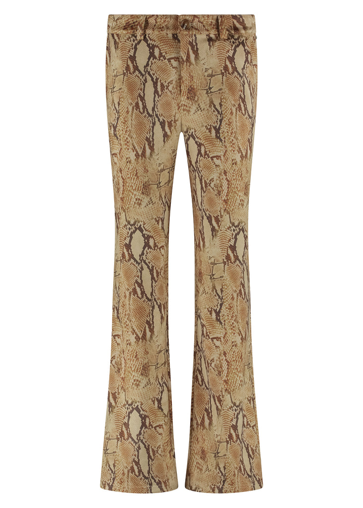 Tramontana broek snake beige