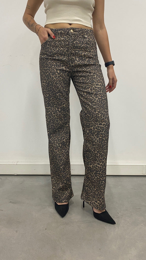 C.O.J jeans sara leopard print L30