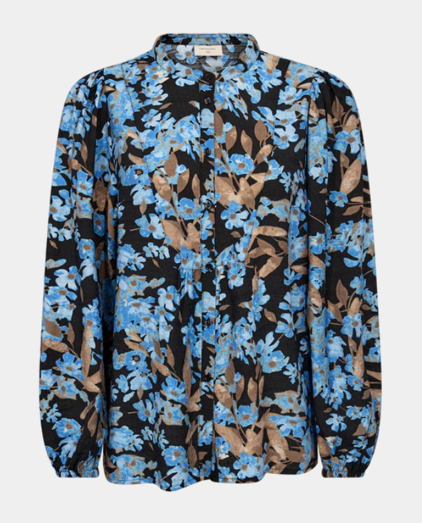 Freequent blouse tualipa blauw