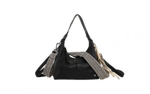 Schoudertas-zwart-quinn-black-imdutch