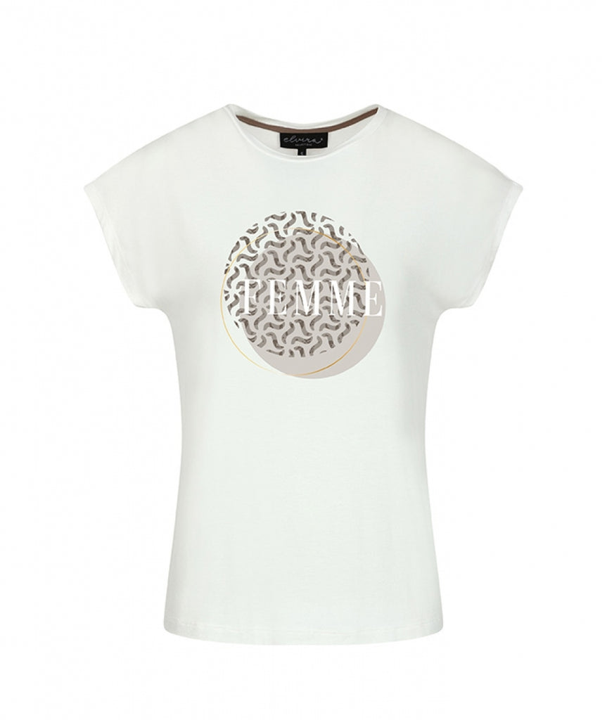 Elvira T-shirt  naomi off white