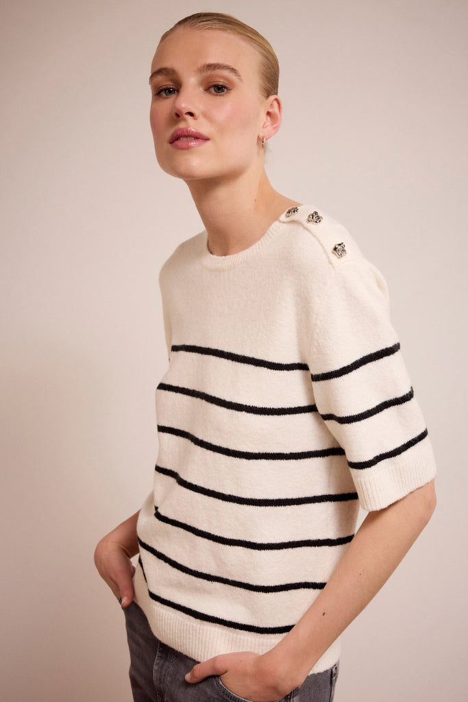 Tramontan-top-boucle-striped-stone-melange