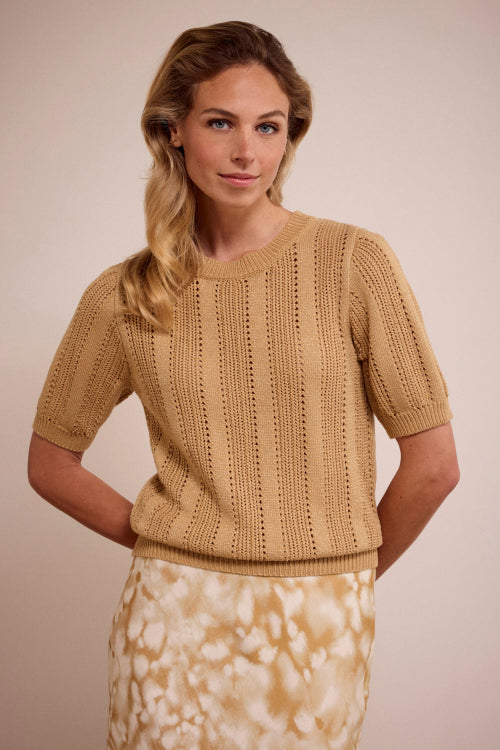 Tramontana-fancy-stitch-jumper-lurex