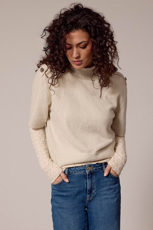 Tramontana-short-sleeve-stone-melange