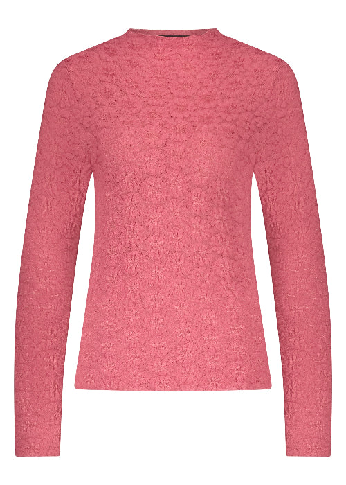 Tramontana-top-brushed-stretch-lace-rosewood