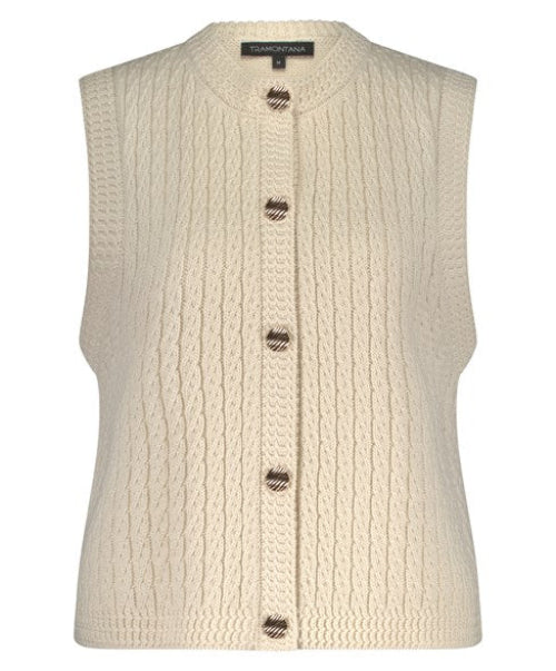 Tramontana-vest-cable-stitch-stone