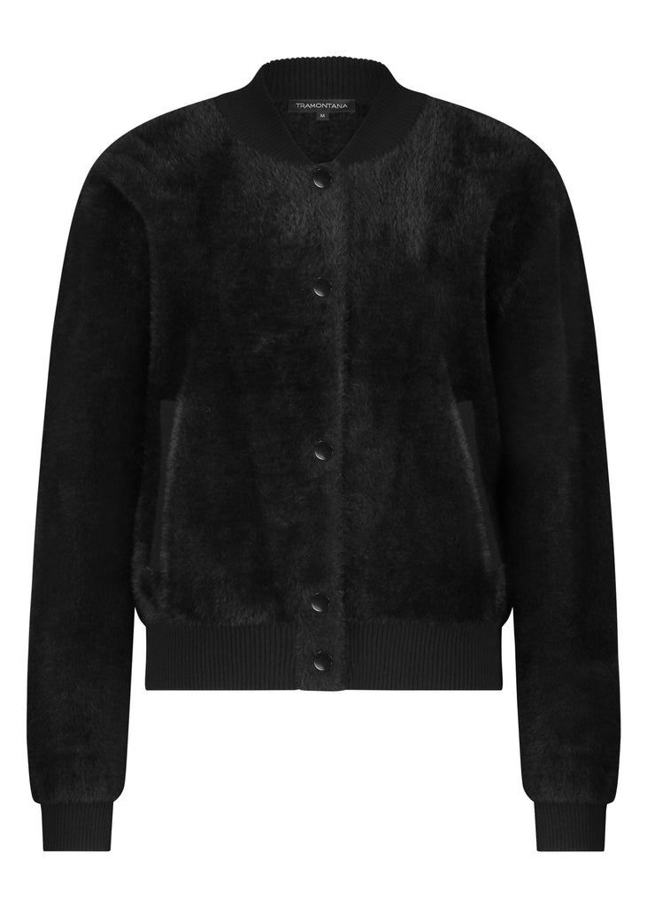 Tramontana jas bomber mink zwart