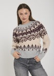 Trui_freeqeunt-merla-beige-grijs-rood