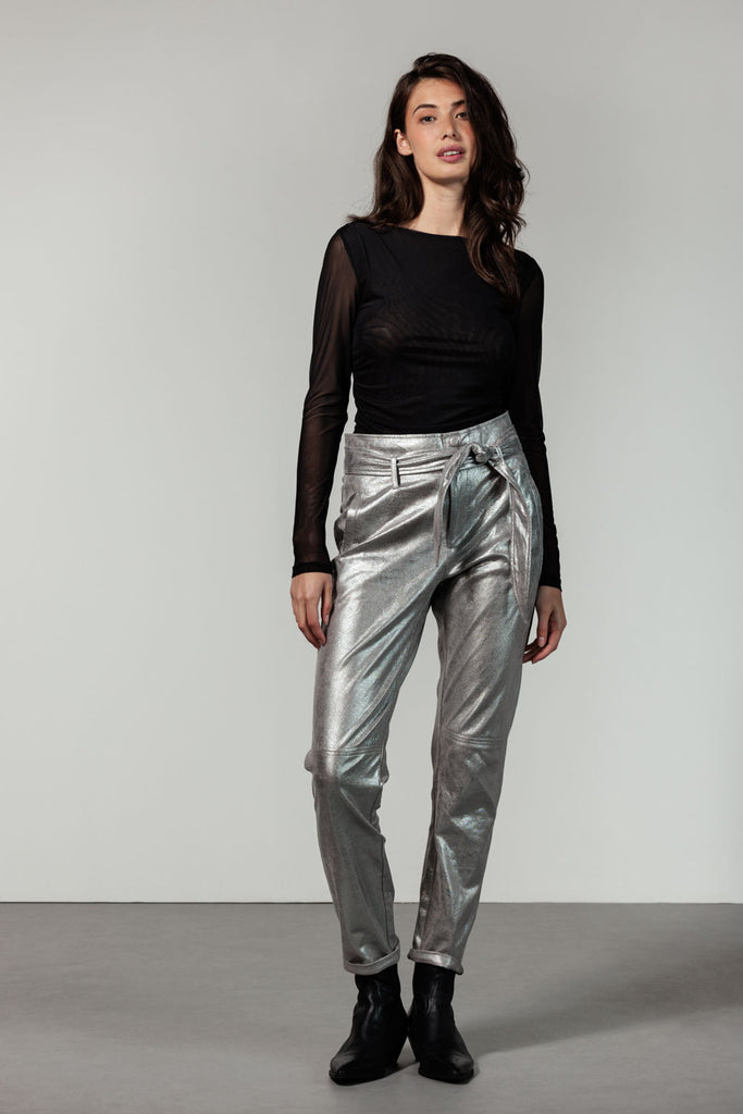 Tramontana broek belted coated