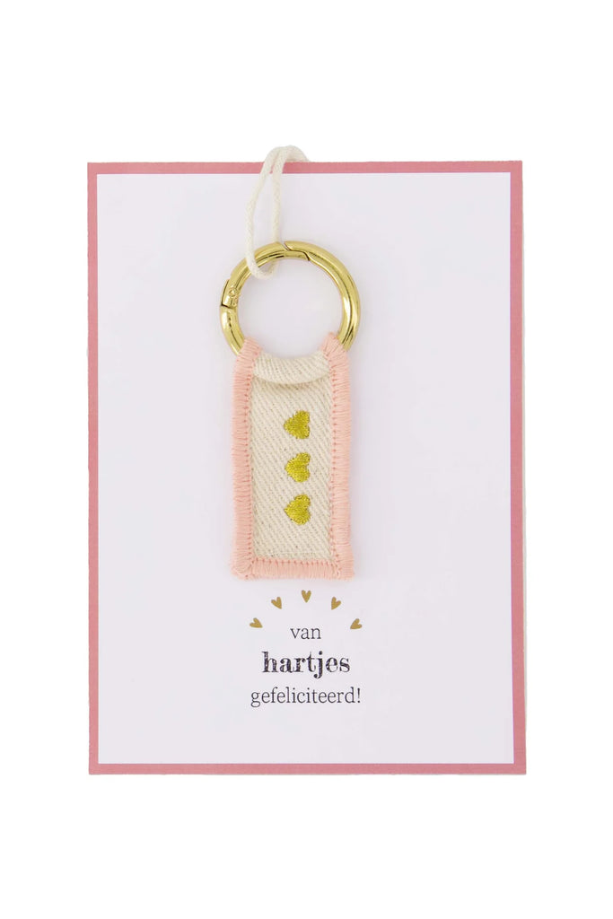 ansichtkaart-sleutelhanger-van-hartjes-gefeliciteerd