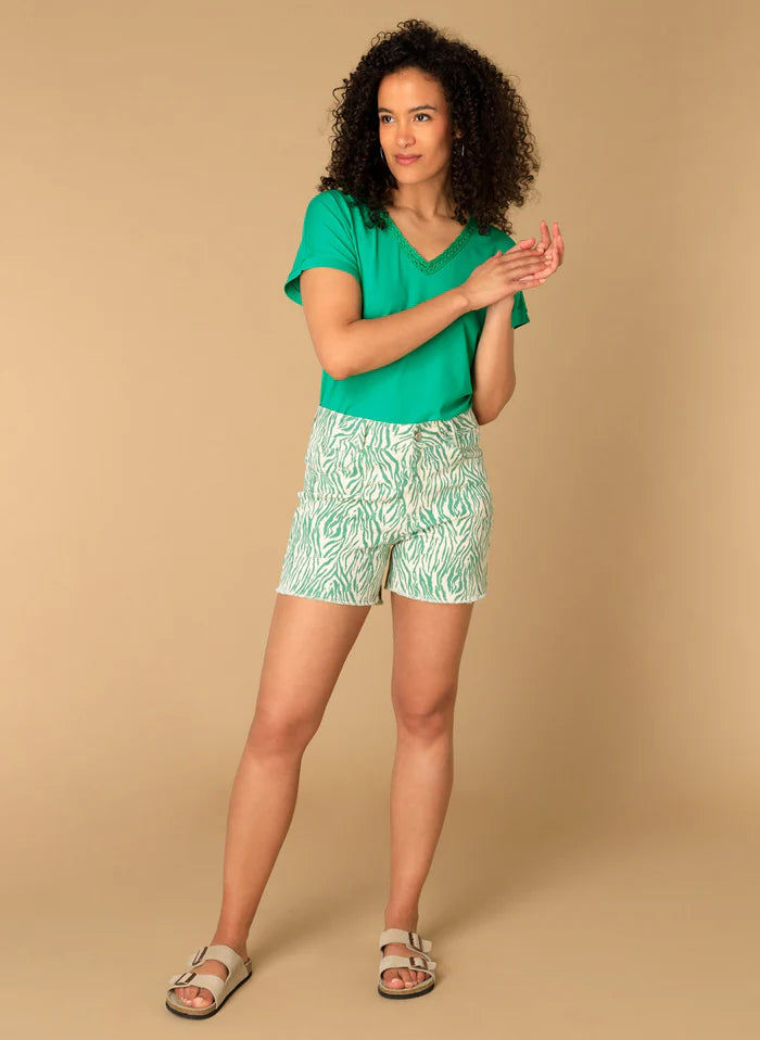 Ivy Beau korte broek minke off white