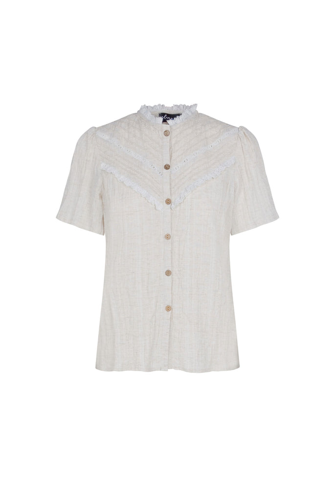 Elvira blouse savanna beige