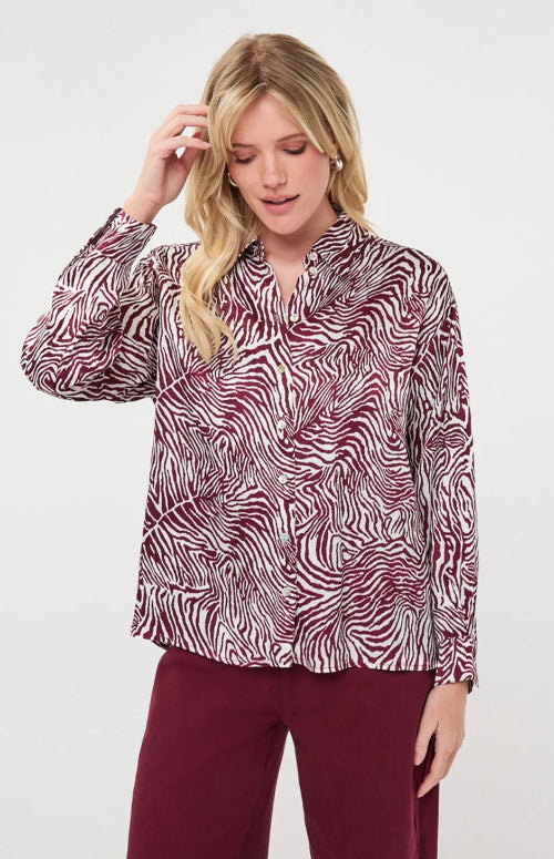 esqualo-blouse-zebra-rood