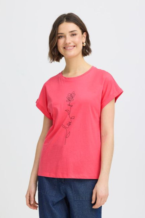 fransa-t-shirt-rood-frgali-tee