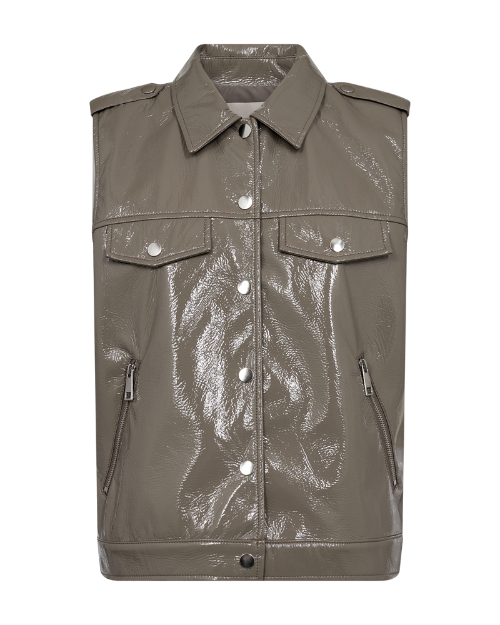 freequent-gilet-trine-taupe