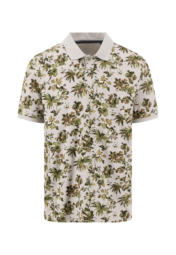 Fynch Hatton heren polo shirt beige